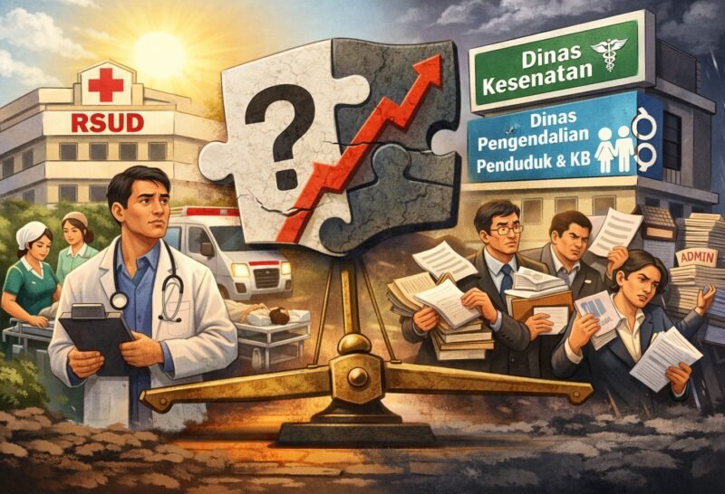 ‎Penggabungan Dinas Kesehatan di Inhil Dan Dinas Pengendalian Penduduk Dan Keluarga Berencana : Efisiensi atau Ancaman bagi Pelayanan Publik?